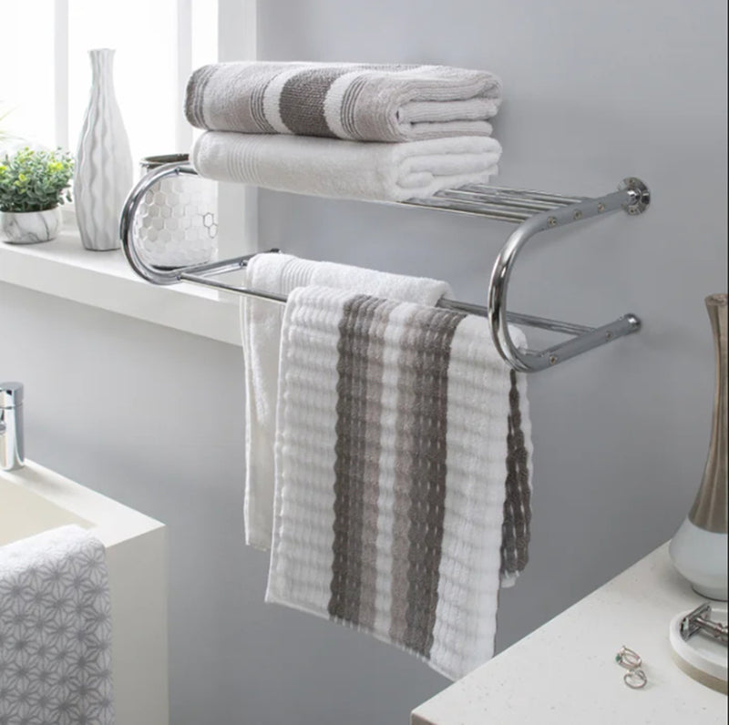 Wall Mounted Towel Rack,Silver