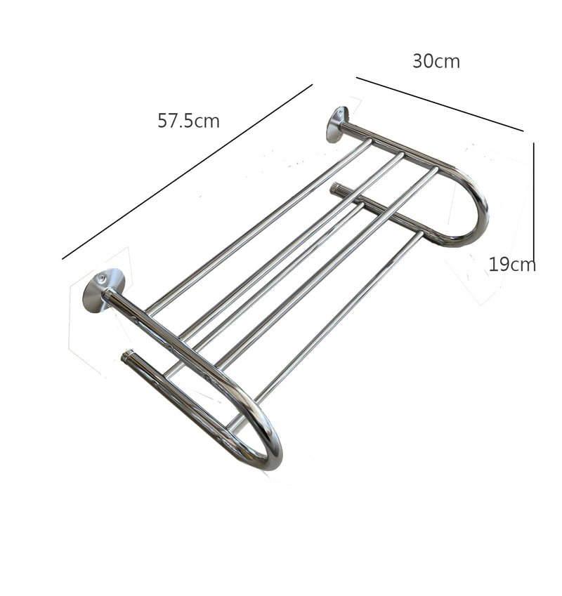 Wall Mounted Towel Rack,Silver