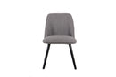 Harlow Set of 2 Upholstered Dining Chairs (Grey)