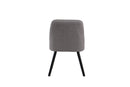 Harlow Set of 2 Upholstered Dining Chairs (Grey)
