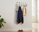 Aspect Deluxe Wall Mounted Coat Rack-Multi-colour