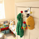 Over The Door Hooks Hanger with 3 Ceramic Rotating Hooks, Multi - Aspect Furniture Store