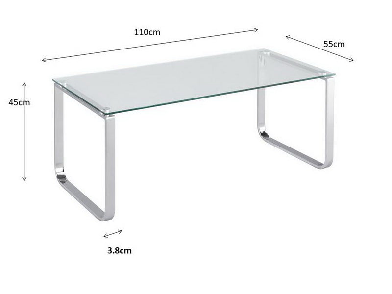 Sloane Rectangular Coffee Table (110 x 55 x 45cm)