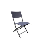 Ivy Folding Garden Balcony 3 Pieces Rattan Bistro Set ,Grey-GF15GY - Aspect Furniture Store