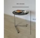 Vito Round Side Table-Black