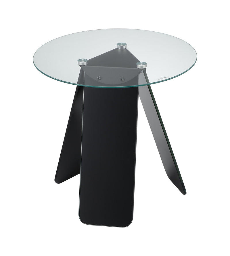 Asti Glass Round Side Table