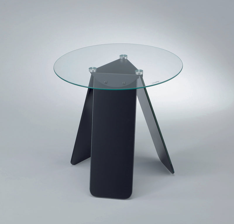 Asti Glass Round Side Table