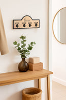 Antique Wooden Key Hook Display,4 Hooks