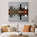 CITY NIGHTS Lacquer Print Wall Art