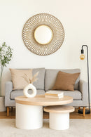 Juliet Sunburst Accent Mirror,Gold