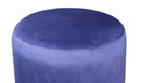 Valentine Ottoman,Foot Stool- Blue Velvet (OT71BL-OTM)