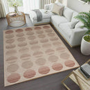 Dim Flatweave Rug with Faded Polka Dots-120x170cm
