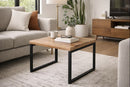 Mala Solid Acacia Wood Coffee Table/Side Table (50x50x35 cm)