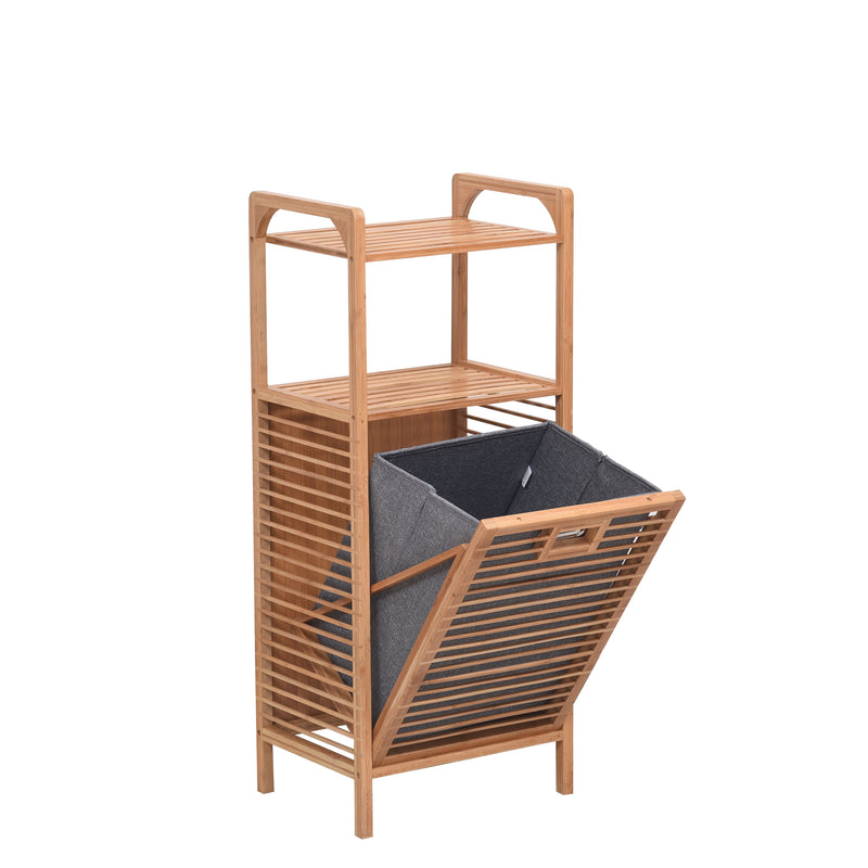 Happer Tilt out Bamboo Storage Laundry Hamper (7344866918563)