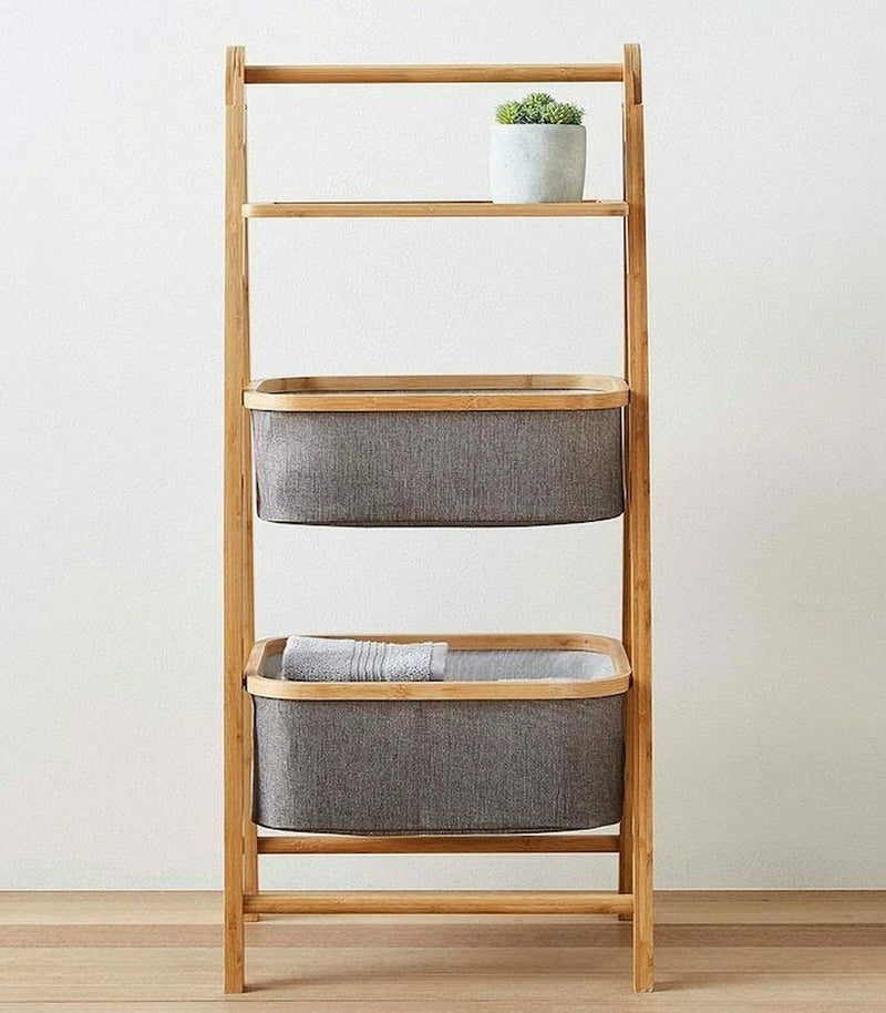 Happer Folding Bamboo Frame Storage Rack (7344876060835)