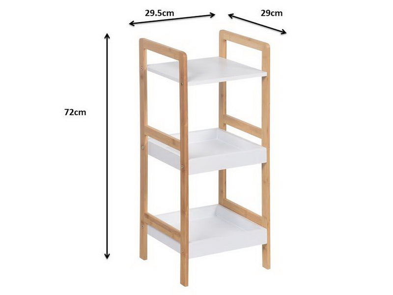 Kassi 3-Tier Bamboo Storage Shelf (7344904437923)