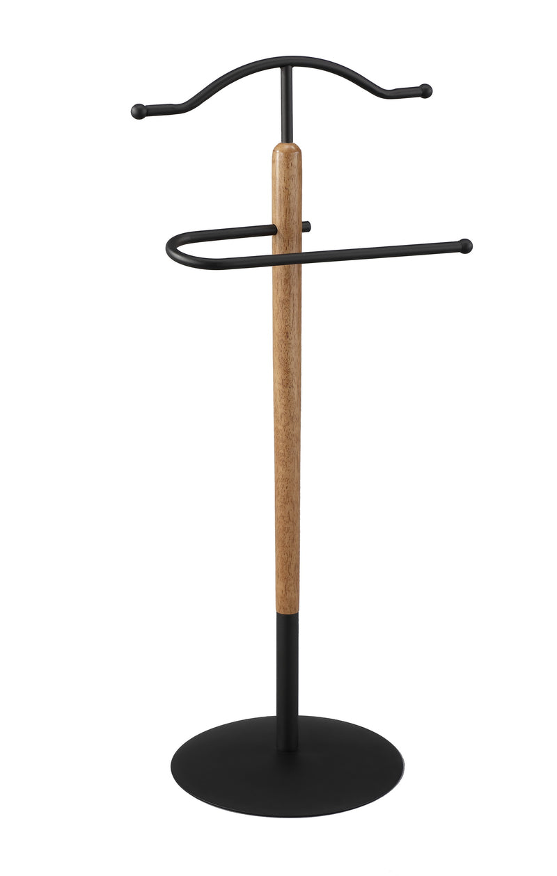 Grayson Suit Butler/Men's Valet Coat Stand-Black/Walnut (6024400142499)