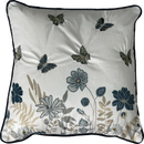 Embroidered Butterfly In Garden Cushion,45x45cm (CSHN17)