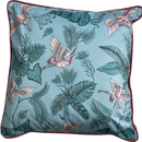 Bird of Paradise Cushion, Light Blue/Pink,50x50cm (CSHN01)