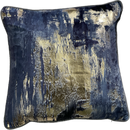 Dark Blue Abstract Art Artwork Cushion,45x45cm (CSHN10)