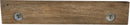 Wall Mounted Coat Hooks,Wood & Ceramic,Black/Beige (HH5610-2)
