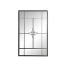 Black Metal Window Mirror (6816555073699)