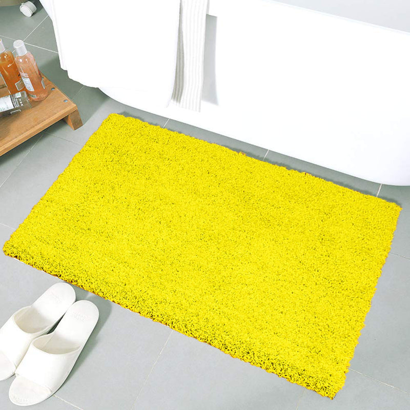 Modern Thick Super Soft Shaggy Rug, Vibrant Green, 60 x 110cm (6024406794403)