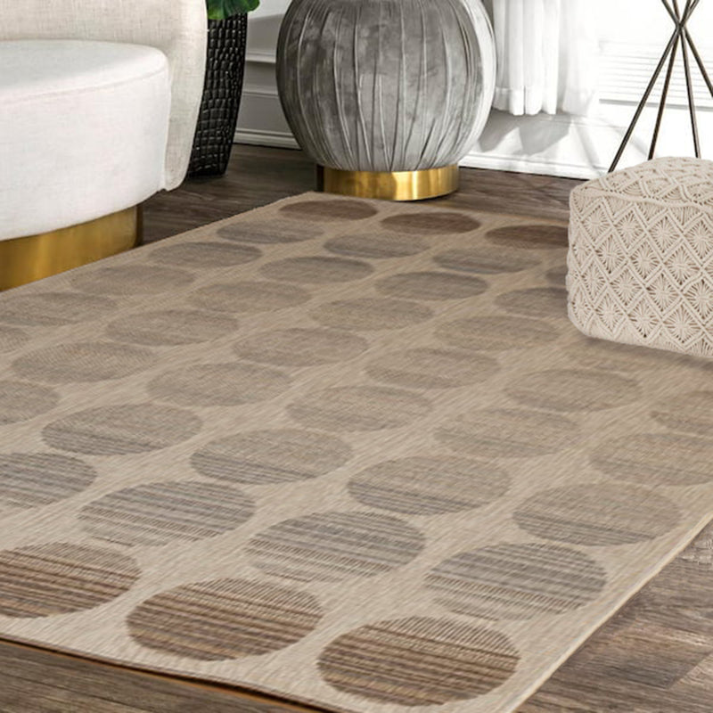 Fade Flatweave Rug with Faded Polka Dots-120x170cm (6024398471331)