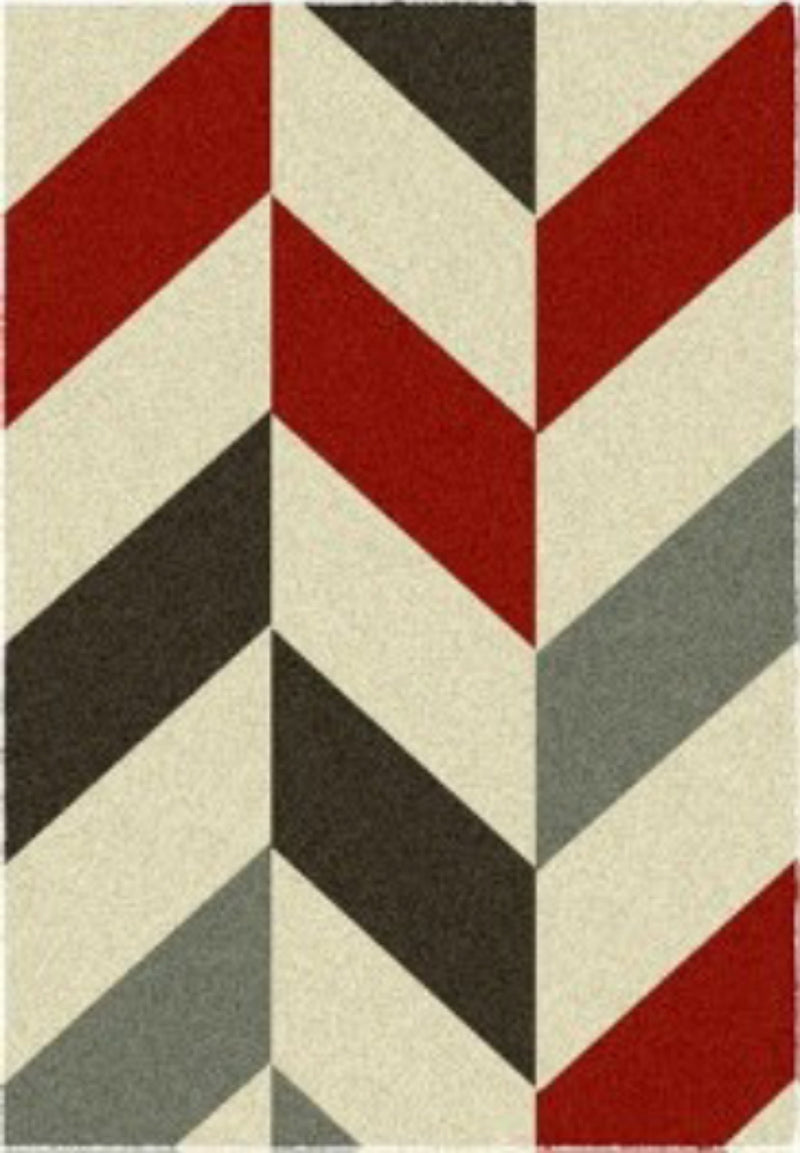 Futurism Modern Thick Rug with Chevron Pattern (6024399061155)