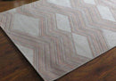 Twist Flat weave Chevron Patterned Rug-120 x 170cm (6024413741219)