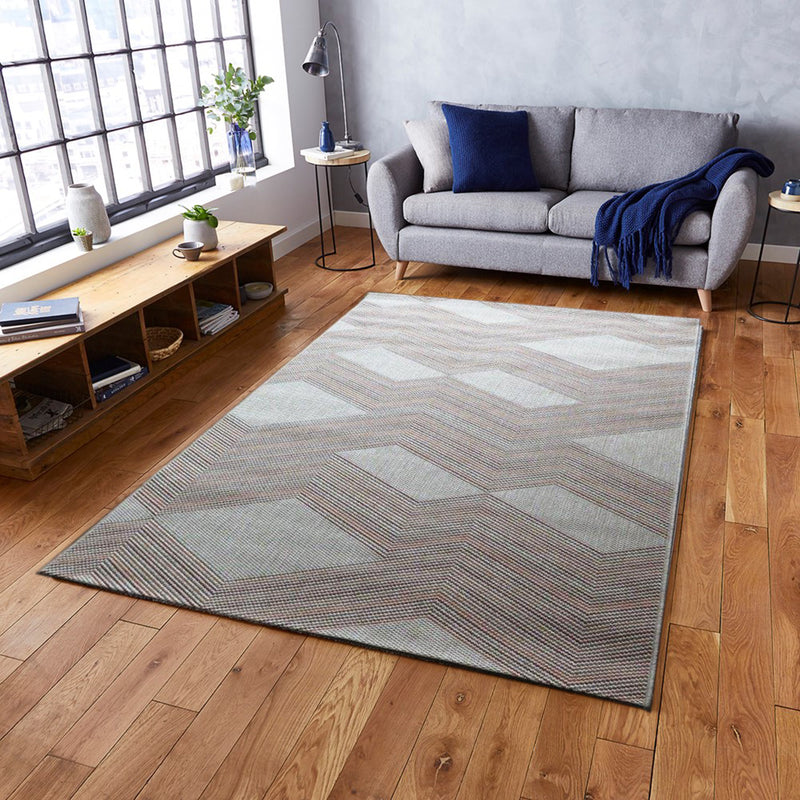 Twist Flat weave Chevron Patterned Rug-160 x 230cm (6024413773987)