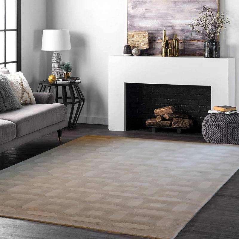 Hesta Soft Touch Patterned Rug-Grey-Small (6024401289379)