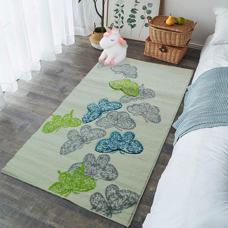 Butterfly Rug for Girls Room, Multi-Coloured, 120 x 170cm (6024395489443)