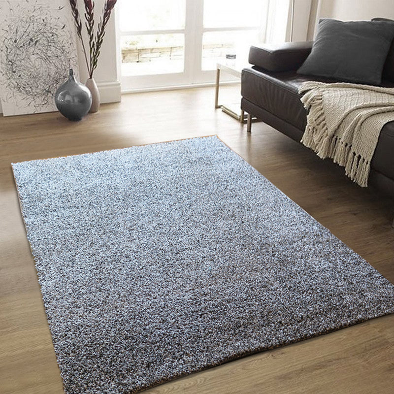 Cosy Plush Soft Shaggy Rug (Grey/Black/Cream, 120 x 170cm) (6024396767395)