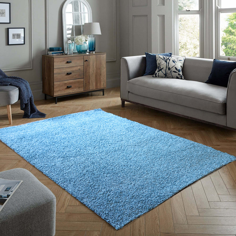 Cosy Plush Soft Shaggy Rug (Teal, 120 x 170cm) (6024396800163)