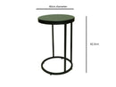 Paloma Round Side Table, Matte Black (7631929999572)