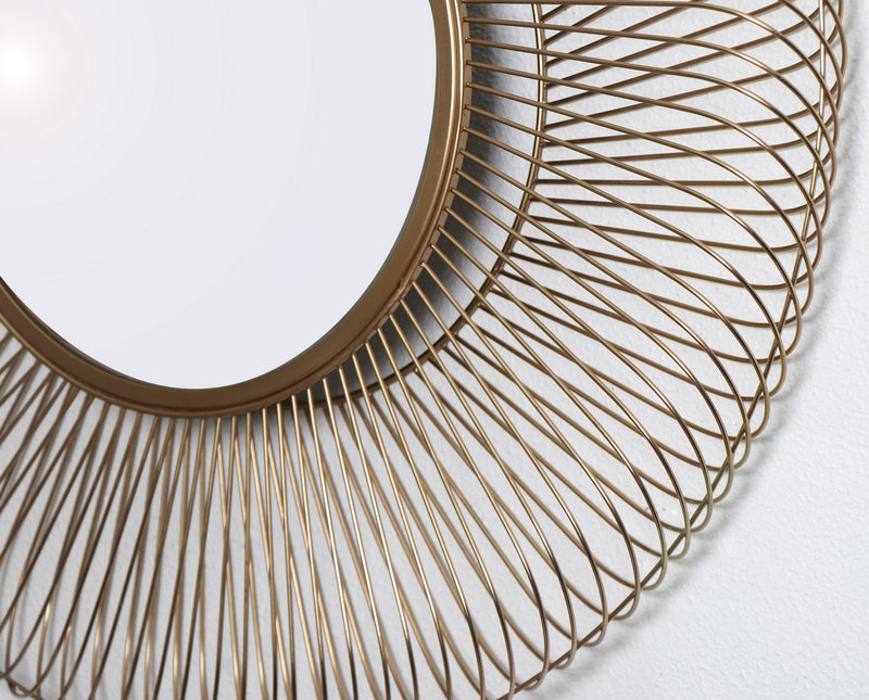 Juliet Sunburst Accent Mirror,Gold (6053127127203)