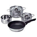 Siemens HZ390042 4 Piece Induction Pot & Pan Set - Aspect Furniture Store